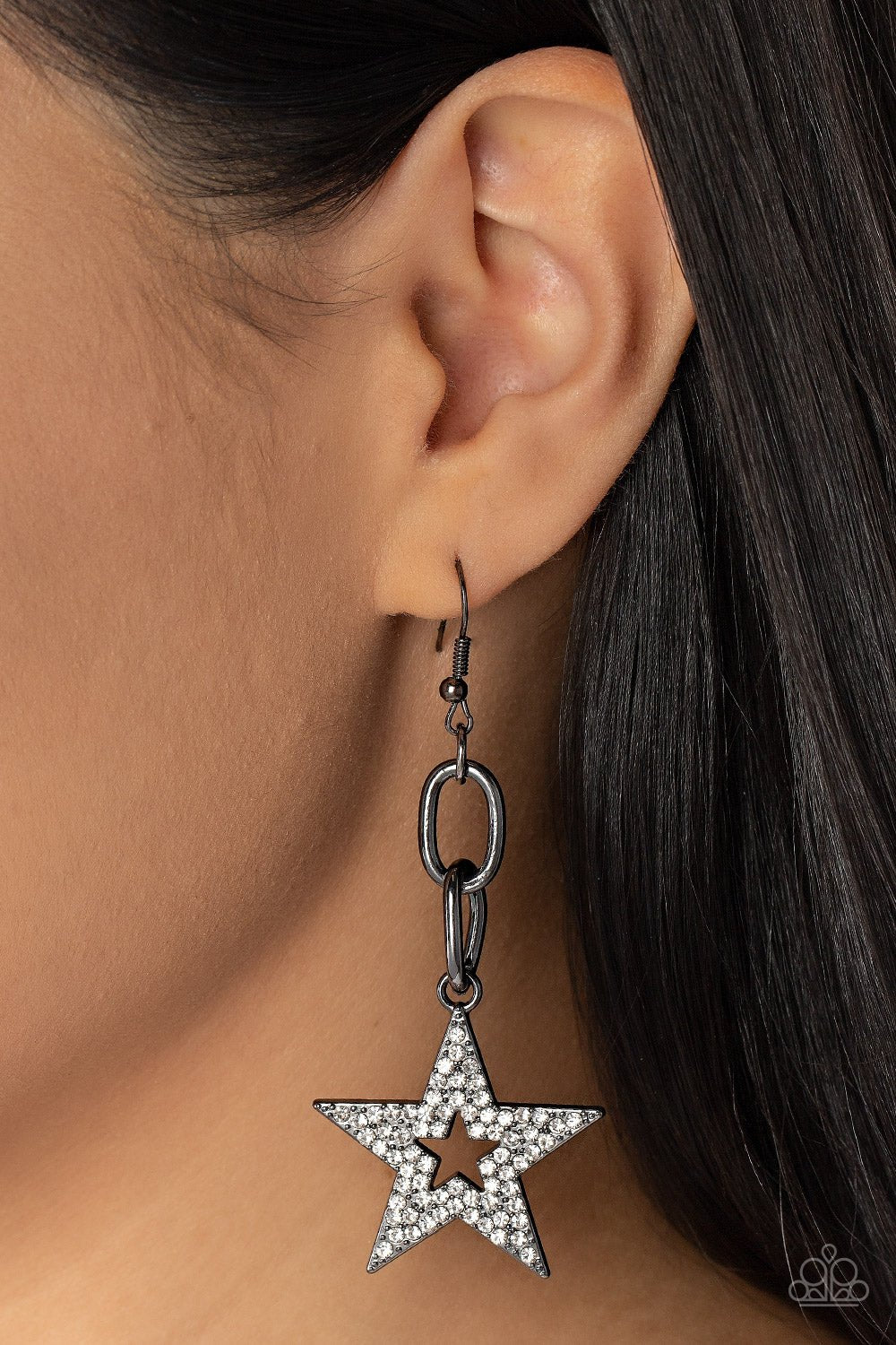 Cosmic Celebrity Black Earrings - Jewelry by Bretta - Jewelry by Bretta