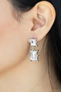 Cosmic Queen White Earrings - Jewelry by Bretta - Jewelry by Bretta