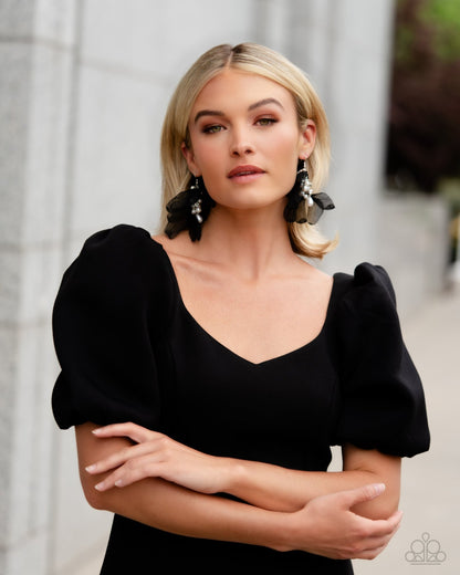 Cosmopolitan Charisma Black Earrings - Jewelry by Bretta - Jewelry by Bretta