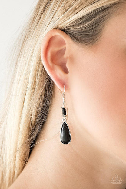 Courageously Canyon Black Earrings - Jewelry By Bretta - Jewelry by Bretta