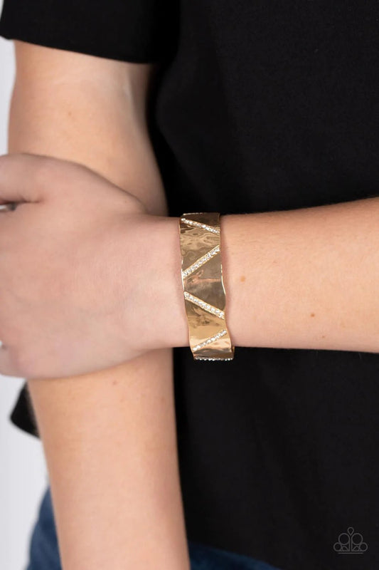 Couture Crusher Gold Bracelet - Jewelry by Bretta - Jewelry by Bretta