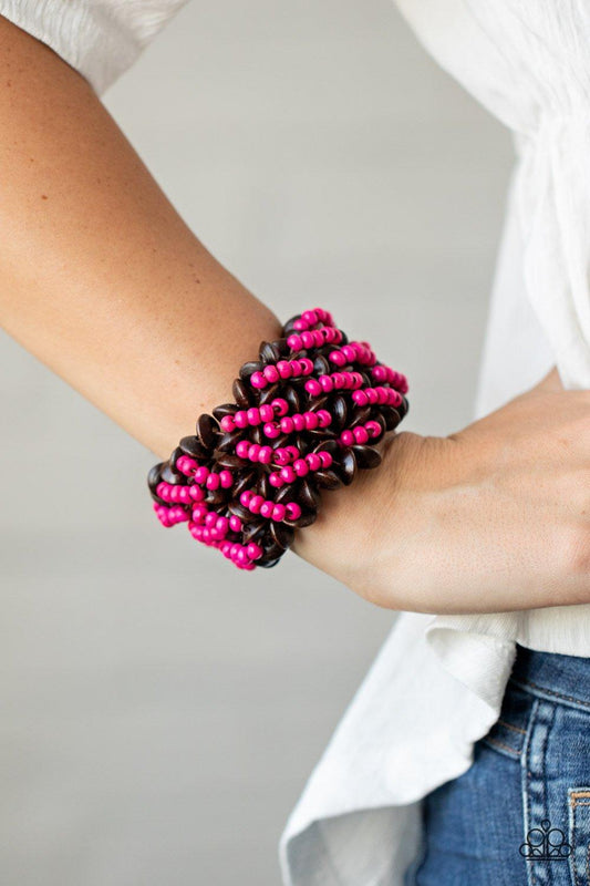Cozy in Cozumel Pink Bracelet - Jewelry by Bretta - Jewelry by Bretta