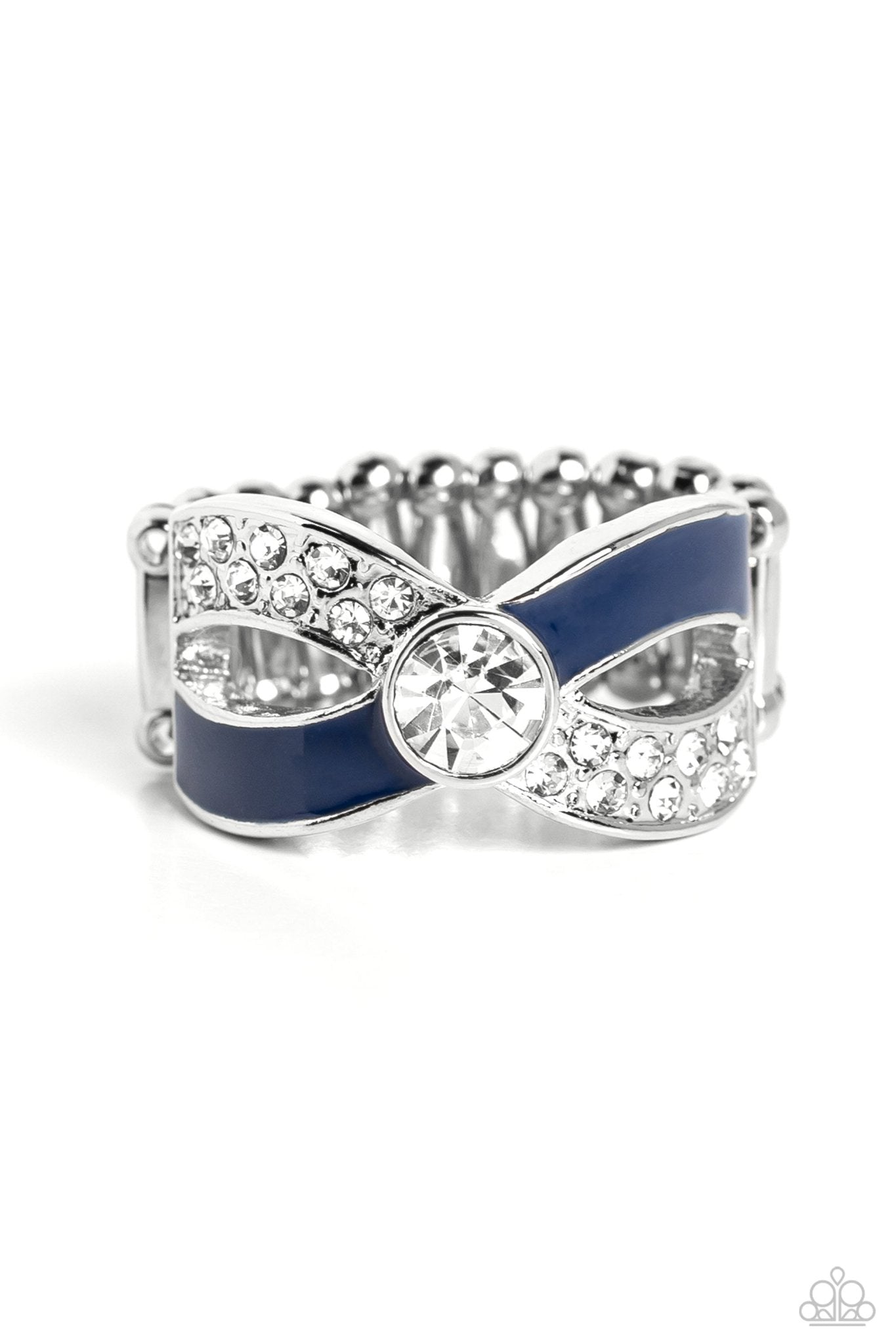CROSSED and Found Blue Ring - Jewelry by Bretta - Jewelry by Bretta