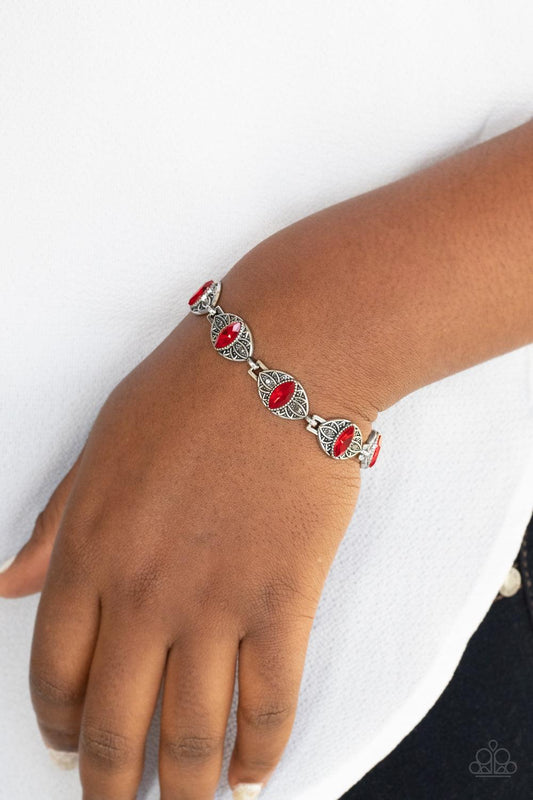 Crown Privilege Red Bracelet - Jewelry by Bretta - Jewelry by Bretta