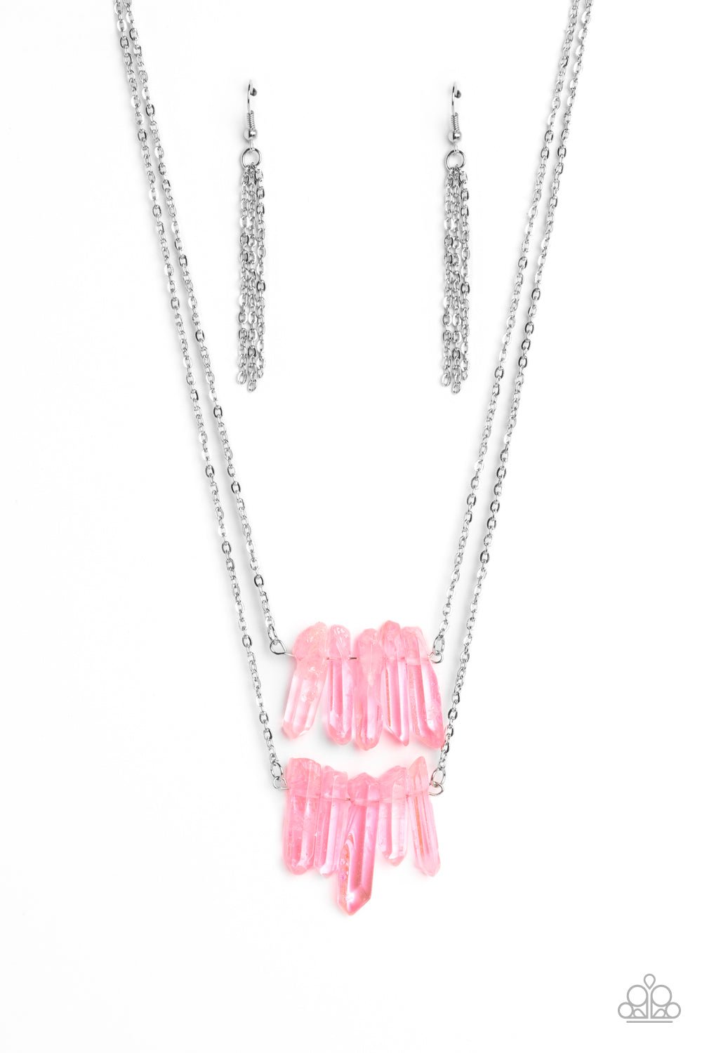 Crystal Catwalk Pink Necklace - Jewelry by Bretta - Jewelry by Bretta