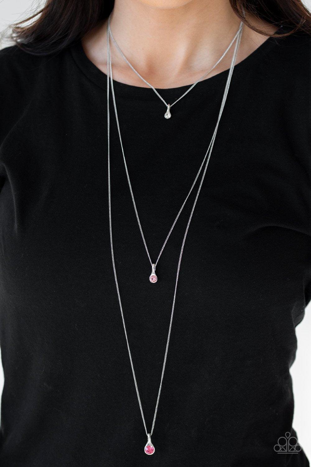 Crystal Chic Pink Necklace - Jewelry by Bretta - Jewelry by Bretta