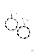 Crystal Circlets Blue Earrings - Jewelry by Bretta - Jewelry by Bretta