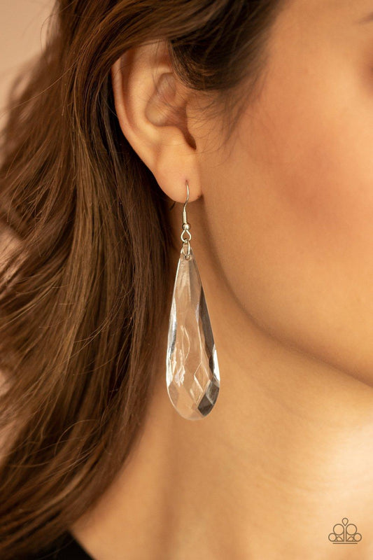 Crystal Crowns White Earrings - Jewelry by Bretta - Jewelry by Bretta