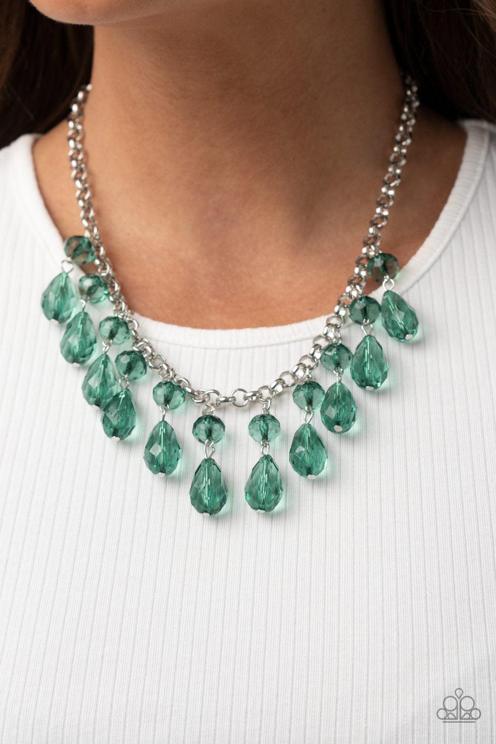 Crystal Enchantment Green Necklace - Jewelry by Bretta - Jewelry by Bretta