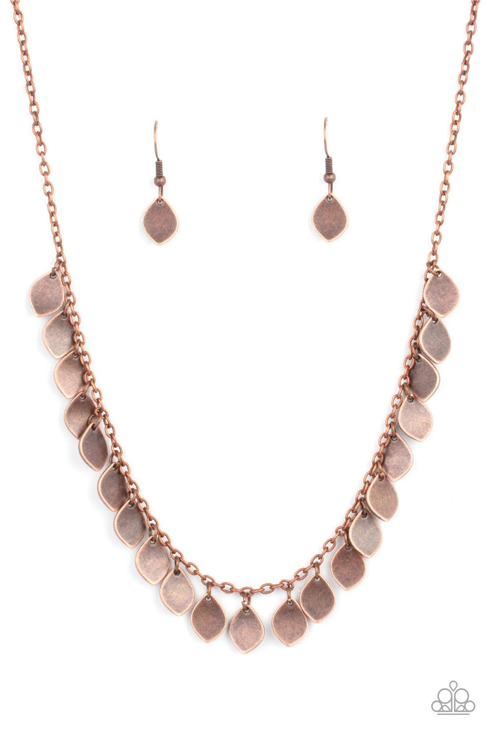 Dainty Discovery Copper Necklace Jewelry by Bretta