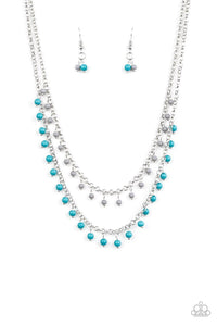 Dainty Distraction Blue Necklace - Jewelry by Bretta - Jewelry by Bretta