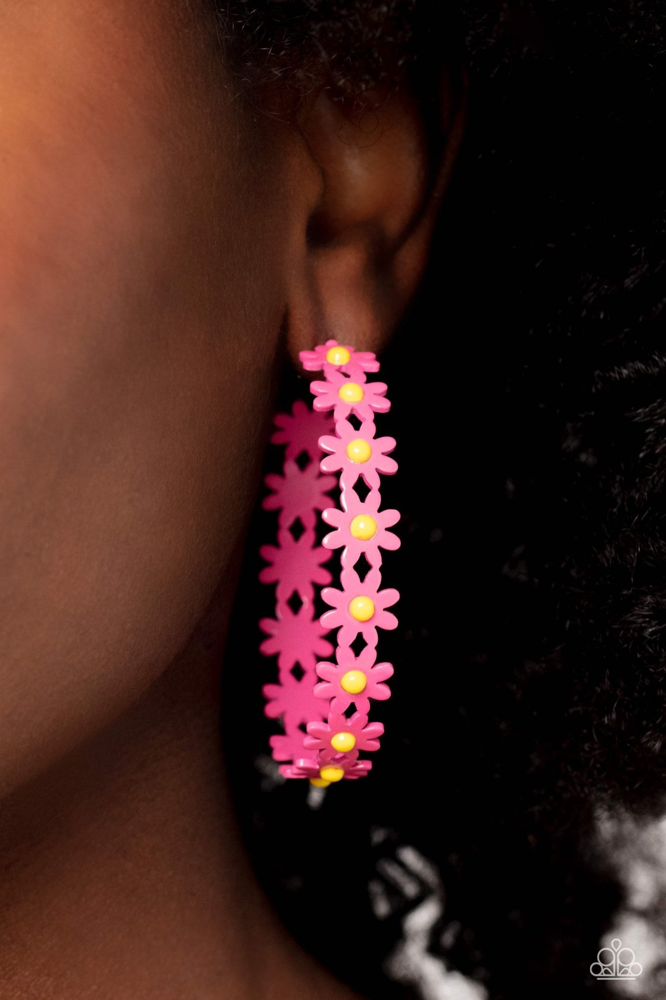 Daisy Disposition Pink Earrings - Jewelry by Bretta - Jewelry by Bretta