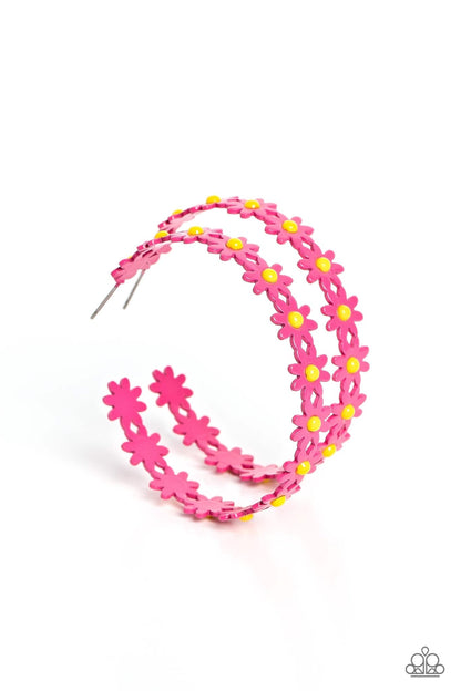 Daisy Disposition Pink Earrings - Jewelry by Bretta - Jewelry by Bretta