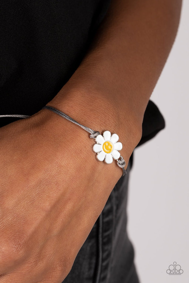 Two Flowers Bangle Bracelet - Daisy Rose - Stranded Treasures