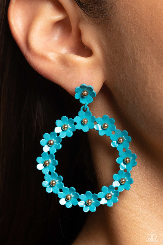 Daisy Meadows Blue Earrings - Jewelry by Bretta - Jewelry by Bretta