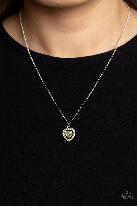 Day of Love Yellow Heart Necklace - Jewelry by Bretta - Jewelry by Bretta