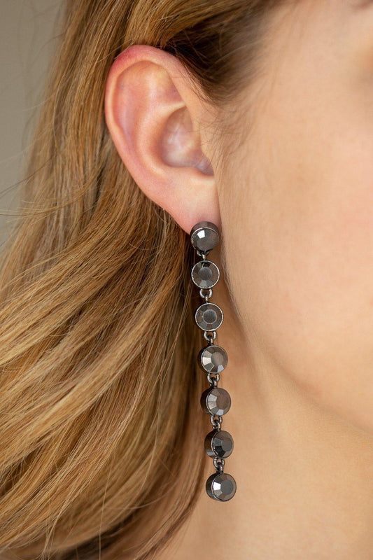 Dazzling Debonair Black Earrings - Jewelry by Bretta - Jewelry by Bretta