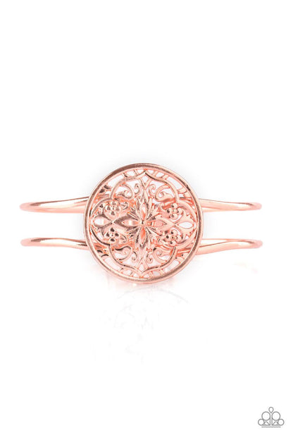 Paparazzi Accessories-Mandala Majesty - Copper Bracelet