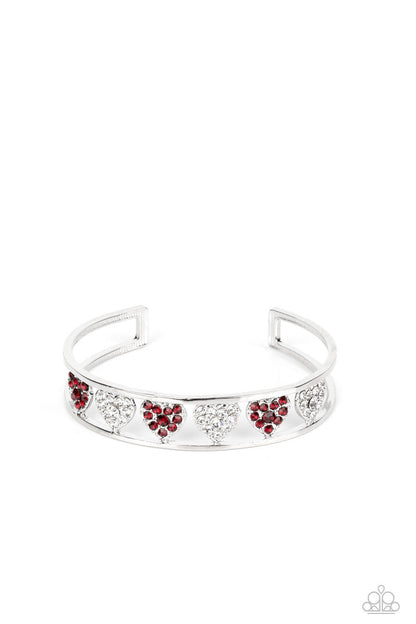 Decadent Devotion Red Cuff Bracelet - Jewelry by Bretta - Jewelry by Bretta
