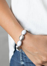 Decadently Dewy White Bracelet - Jewelry by Bretta - Jewelry by Bretta