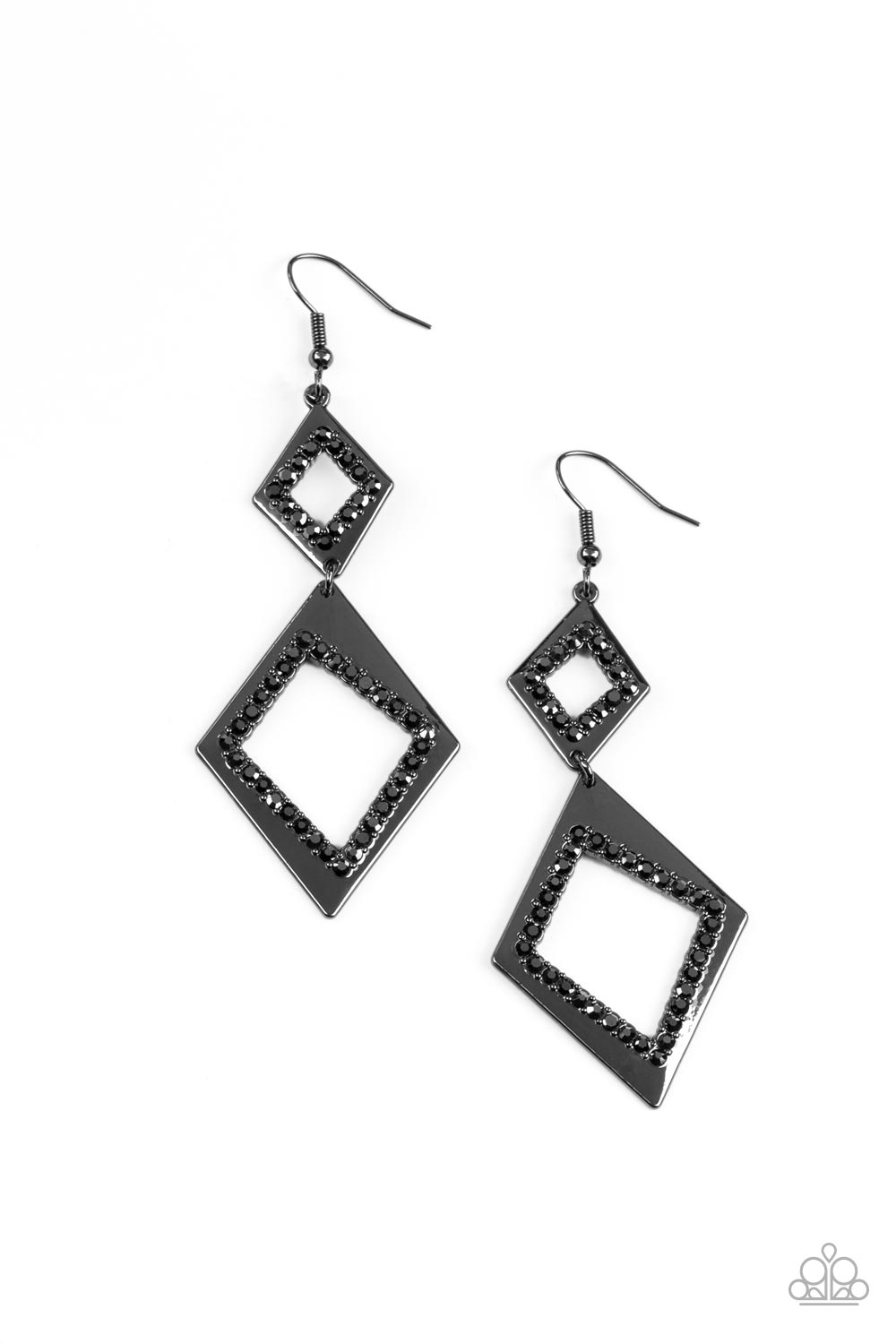 Deco Decoupage Black Earrings - Jewelry by Bretta - Jewelry by Bretta