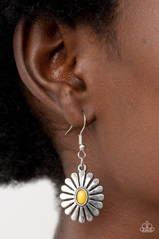 Delectably Daisy Yellow Earrings - Jewelry by Bretta - Jewelry by Bretta