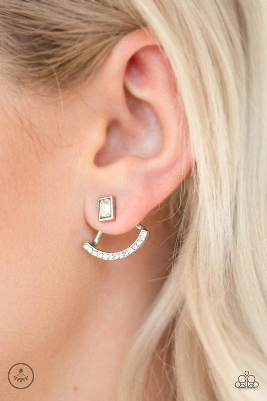 Delicate Arches White Earrings - Jewelry by Bretta - Jewelry by Bretta
