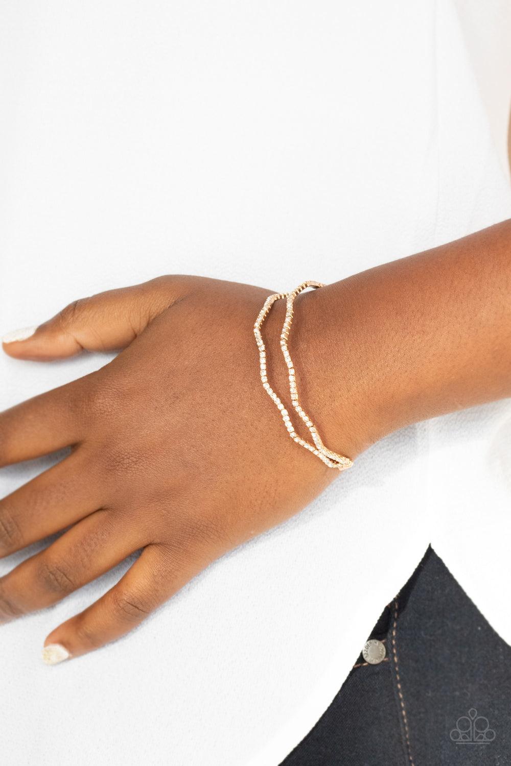 Delicate Dazzle Gold Bracelet - Jewelry by Bretta - Jewelry by Bretta