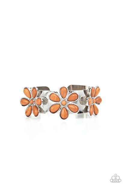 Desert Flower Patch Brown Bracelet - Jewelry by Bretta - Jewelry by Bretta