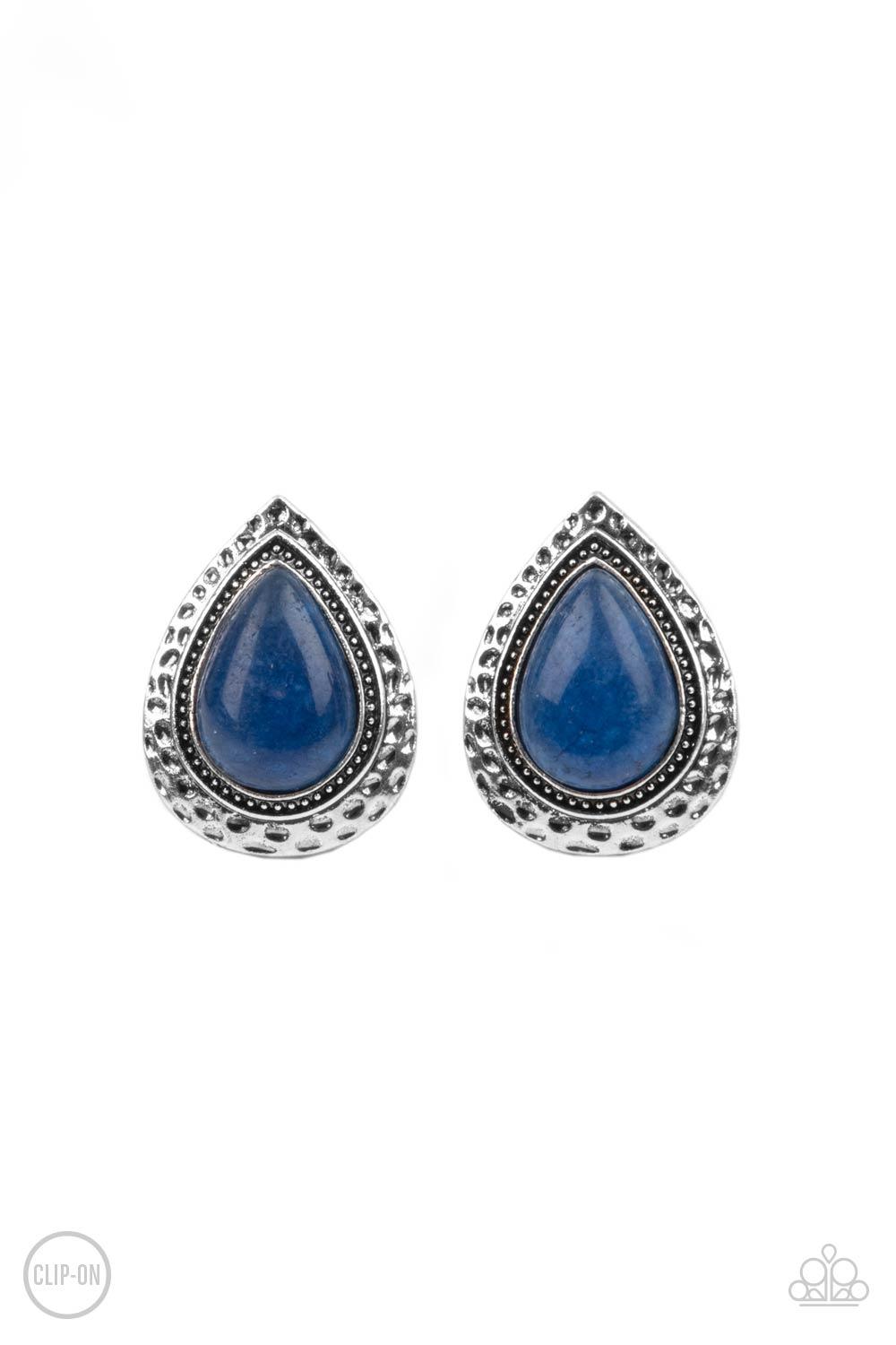 Desert Glow Blue Earrings - Jewelry by Bretta - Jewelry by Bretta