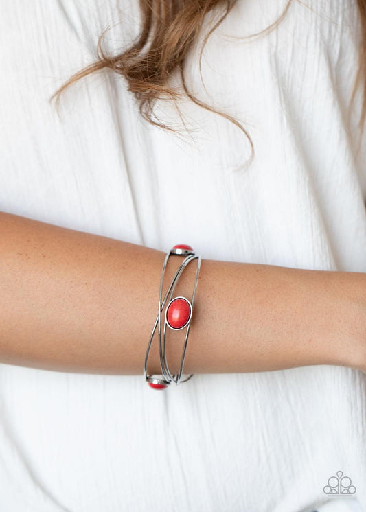 Desert Lagoon Red Bracelet - Jewelry by Bretta - Jewelry by Bretta