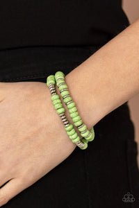 Desert Rainbow Green Bracelet - Jewelry by Bretta - Jewelry by Bretta