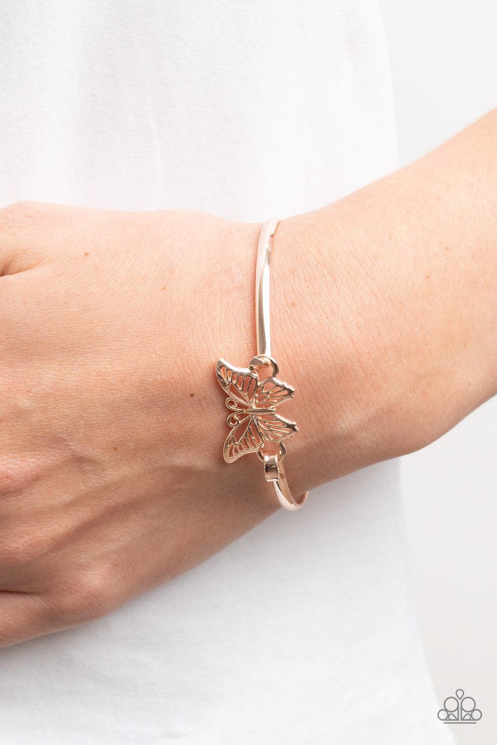 Did I FLUTTER? Rose Gold Butterfly Bracelet - Jewelry by Bretta - Jewelry by Bretta