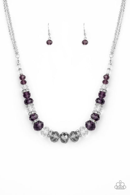 Distracted by Dazzle Purple Necklace - Jewelry by Bretta - Jewelry by Bretta
