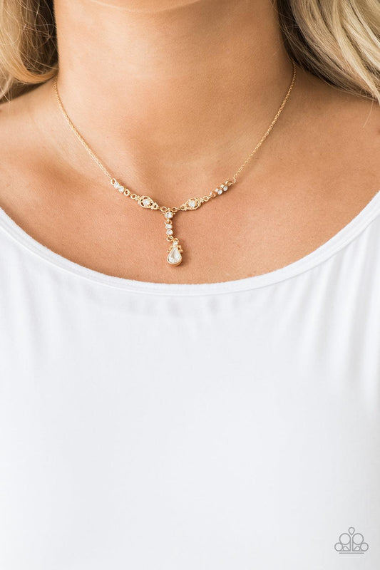 Diva Dazzle Gold Necklace - Jewelry by Bretta - Jewelry by Bretta