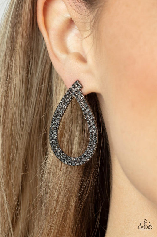 Diva Dust Black Earrings - Jewelry by Bretta - Jewelry by Bretta