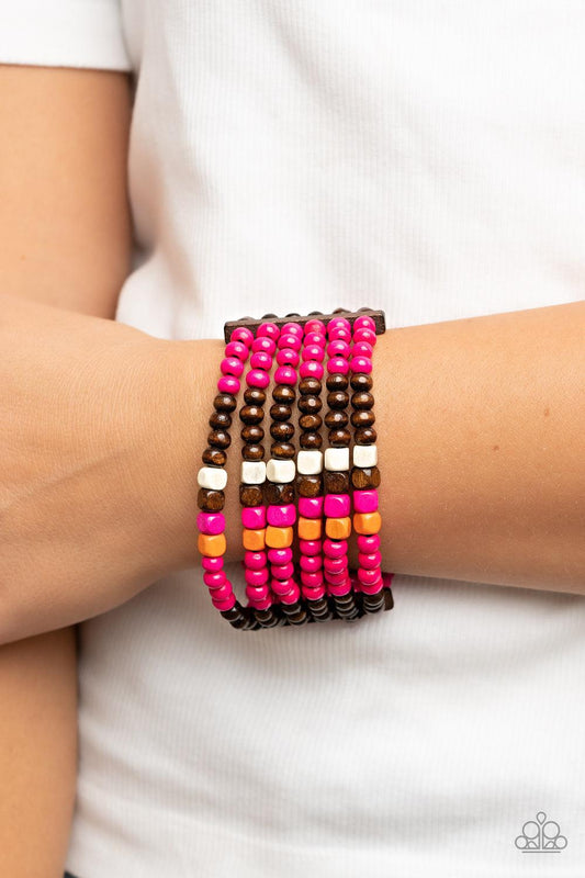Dive into Maldives Pink Bracelet - Jewelry by Bretta - Jewelry by Bretta