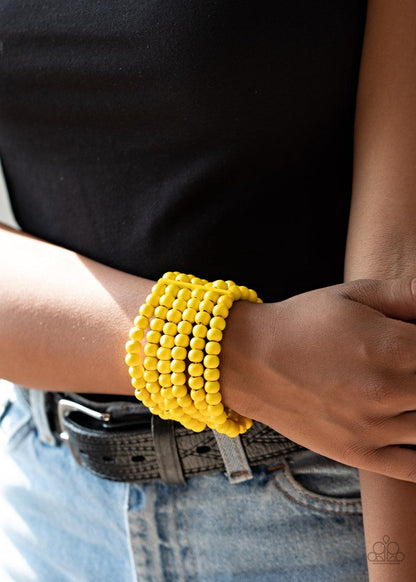 Diving in Maldives Yellow Bracelet - Jewelry by Bretta - Jewelry by Bretta