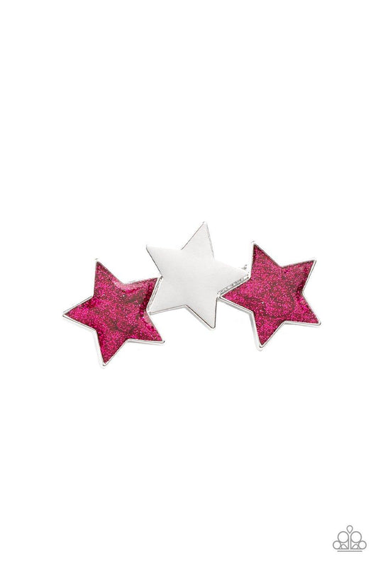 Dont Get Me STAR-ted! Pink Hair Clip - Jewelry by Bretta - Jewelry by Bretta