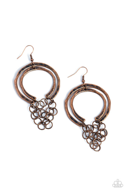 Dont Go CHAINg-ing Copper Earrings - Jewelry by Bretta - Jewelry by Bretta