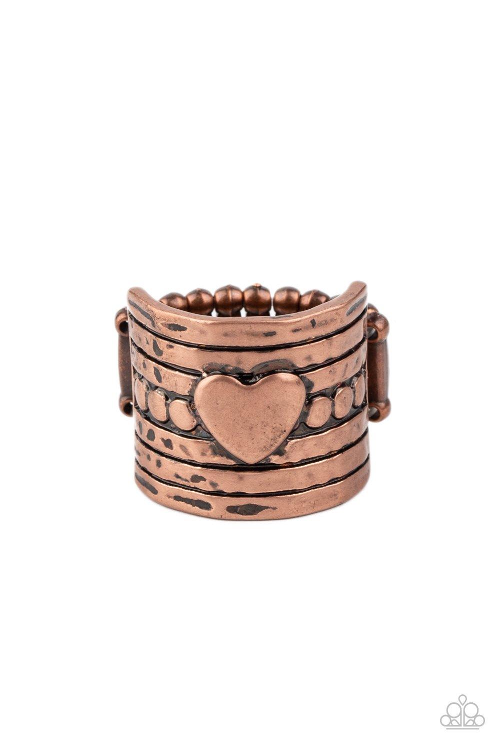 Dont Lose Heart Copper Ring - Jewelry by Bretta - Jewelry by Bretta