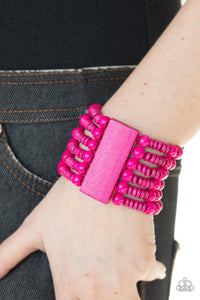 Dont Stop BELIZE-ing - Pink Bracelet-Jewelry By Bretta - Jewelry by Bretta