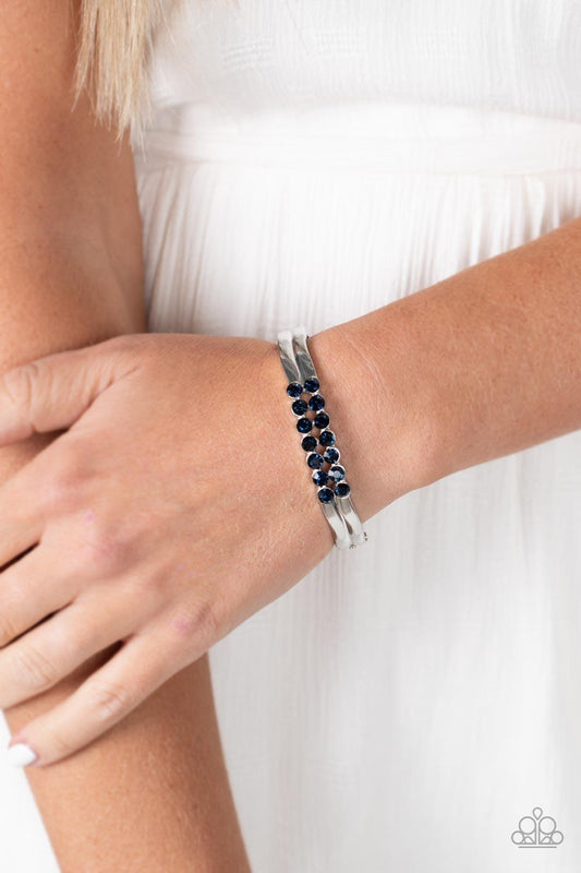 Doubled Down Dazzle Blue Bracelet - Jewelry by Bretta - Jewelry by Bretta