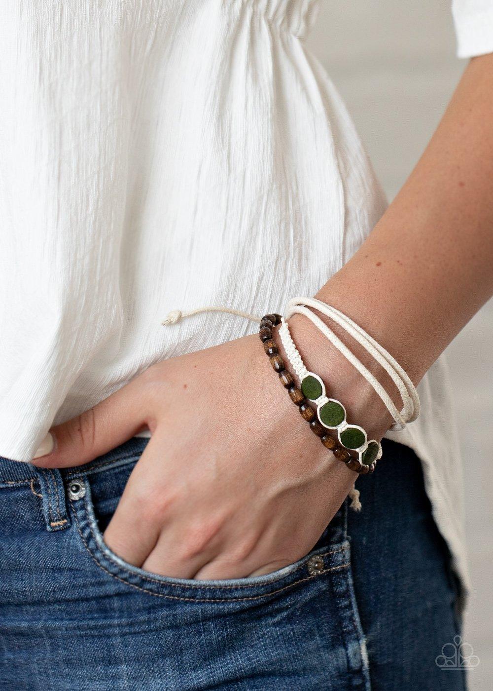 Molten Mogul Green Bracelet - Jewelry by Bretta