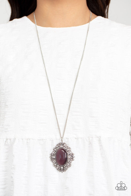Dream Board Dazzle Purple Necklace - Jewelry by Bretta - Jewelry by Bretta
