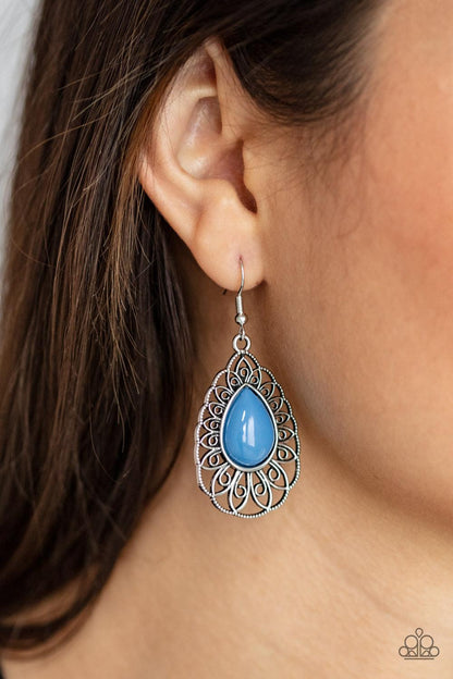 Dream STAYCATION - Blue Earrings - Jewelry by Bretta - Jewelry by Bretta