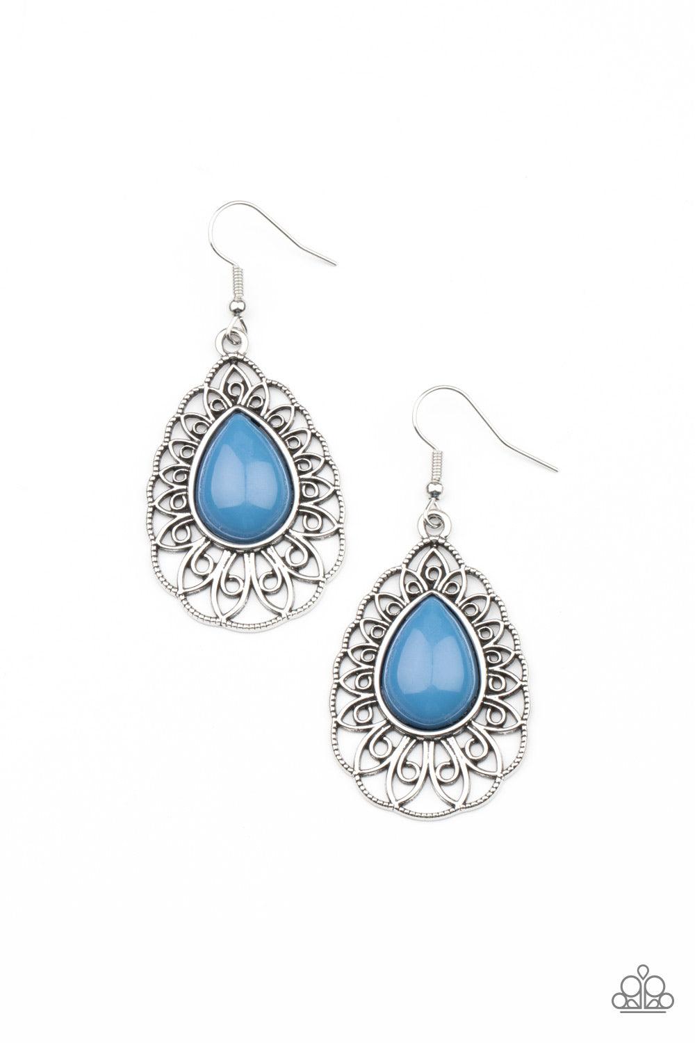 Dream STAYCATION - Blue Earrings - Jewelry by Bretta - Jewelry by Bretta