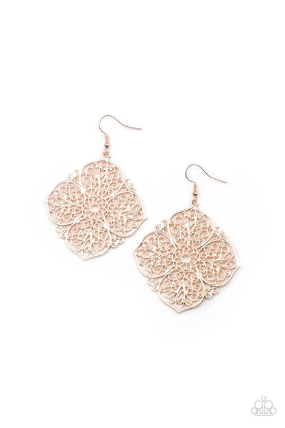 Dubai Detour Rose Gold Earrings - Jewelry by Bretta - Jewelry by Bretta