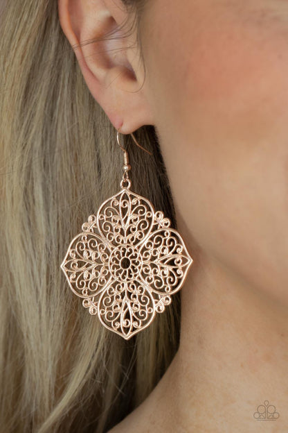 Dubai Detour Rose Gold Earrings - Jewelry by Bretta - Jewelry by Bretta