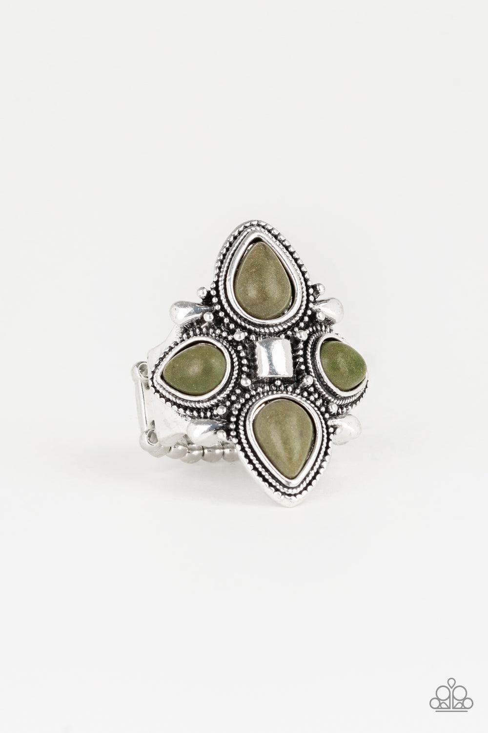 Dune Runner Green Ring -Jewelry by Bretta - Jewelry by Bretta